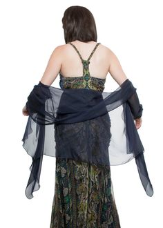 "100% silk stole wrap with sleeves made with finest iridescent chiffon of navy color. Great accessories for elegant evening dress ------------------------------------------------------------ Please measure your arms and bust before to order: Fits sizes S - 2X BUST: XS-S: 32,5-34 inches M-L: 36-38 inches XL-2X: 40-42 inches UPPER ARMS: 11-13 inches WRISTS: 8 - 10 inches ----------------------------------------------------------- NB:The sleeves of this stole are made just to hold this wrap on your Silk Shawl For Evening, Silk Shawl Scarf For Party, Elegant Chiffon Silk Scarf For Evening, Elegant Blue Silk Scarf For Evening, Elegant Silk Scarf Shawl For Parties, Elegant Silk Shawl Scarf For Party, Elegant Evening Silk Scarf Shawl, Elegant Sheer Silk Scarf For Formal Occasions, Elegant Silk Shawl For Evening