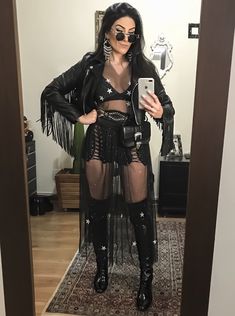 Rock Concert Performance Outfits, Plus Size Rock Festival Outfit, Plus Rock Concert Outfit, Punk Cowgirl Outfit, Metal Music Festival Outfit, Goth Coachella Outfit, Rockfest Outfit, Goth Music Festival Outfit, Alt Music Festival Outfit