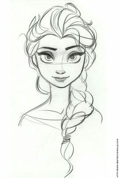 Frozen Drawings, Disney Drawings Sketches, Disney Art Drawings, Disney Princess Drawings, Meaningful Drawings, Princess Drawings, Disney Sketches, Disney Concept Art, Cartoon Sketches