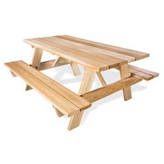 Transform your outdoor space into a cozy retreat with our All Things Cedar PT70 6-ft Cedar Picnic Table. Handcrafted from untreated Western Red Cedar, this picnic table exudes rustic charm while offering exceptional durability and longevity. The snug-fitting parts and sanded finish ensure a smooth surface, providing comfort and safety for all your outdoor gatherings. Crafted with meticulous attention to detail, our portable picnic table features a spacious tabletop measuring 69 inches in width a Caddy Diy, Classic Picnic, Cedar Table, Pipe Shelving, Beer Caddy, Wooden Picnic Tables, Diy Beer, Rustic Bench, Frame Diy