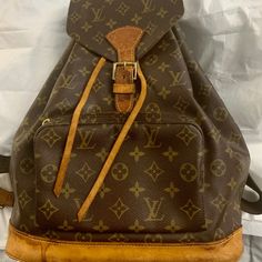 Montsouris Backpack Monogram Louis Vuitton Supreme Backpack, Lv Backpack Palm Spring Mm, Louis Vuitton Backpacks For Women, Fringe Louis Vuitton Backpack, Montsouris Backpack, Louis Vuitton Backpack, Louis Vuitton Bags, Authentic Louis Vuitton, Louis Vuitton Bag