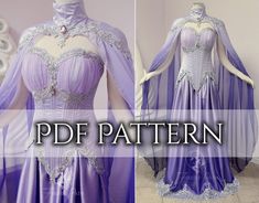 Cape Tutorial, Pixie Costume, Silk Charmeuse Dress, Bolero Pattern, Cape Pattern, Basic Skirt, Fantasy Dress, Silk Charmeuse, Pdf Sewing Patterns