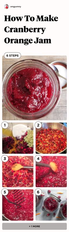 how to make cranberry orange jam