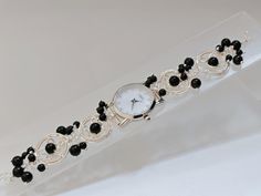 Description: Name: handmade gemstone beads bracelet watches Watch Case: IP plating              Size: 26mm            Mov't: Japanese  GL20 Band Width: 14mm Watch  Length: 17.5cm+3cm adjustable chain Band Material: copper wire + gemstone beads         Gurantee: 2 years gurantee for watch functional issues. Length and stone beads can be customized as you request.                          Package: Gift box as in the picture Shipping time: We make the item as soon as you order it, so it takes 3-5 d Beaded Watches, Unique Gifts For Women, Wedding Party Jewelry, Personalised Gifts For Him, Gemstone Beaded Bracelets, Personalized Gifts For Her, Personalized Bracelets, Unique Gifts For Her, Party Jewelry