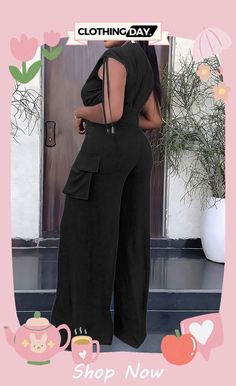 Purple Casual Solid Patchwork V Neck Sleeveless Two Pieces Versatile Sleeveless Jumpsuits For Work, Chic Sleeveless Vest With Pockets, Versatile Sleeveless Vest With Pockets, Dress With Gloves, Green Two Piece, Sleeveless Suit, Spaghetti Strap Mini Dress, Pant Suit, Draped Dress