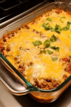 Beef And Beans Casserole, Recipes Using Ranch Style Beans, Mexican Casserole With Ranch Style Beans, Mexican Bean Casserole, Mexican Hotdish Recipes, Make Ahead Mexican Casserole, Taco Casserole With Refried Beans, Easy Mexican Food Recipes Ground Beef, Recipes With Ranch Style Beans