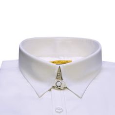 The Bespoke Pinpoint White Shirt with Custom Collar, a perfect blend of classic elegance and personalized style. Elevate your wardrobe with this meticulously crafted shirt, tailored to your unique measurements and preferences. Crafted with exceptional attention to detail, this shirt showcases our commitment to superior quality and exquisite craftsmanship. The pinpoint white fabric exudes timeless sophistication, while the custom collar adds a touch of individuality and distinction. With its tail Designer Formal Tops With Lapel Collar, Luxury Business Tops With Collar, Designer Formal Shirt With Collar, Designer Formal Collared Shirt, Luxury Formal Tops With Lapel Collar, Designer Collared Shirt For Formal Occasions, Luxury Formal Top With Lapel Collar, Luxury Business Shirt With Fold Down Collar, Luxury Shirt With Fold Down Collar For Business