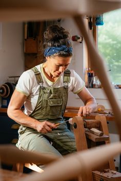 Women’s Freshley Lightweight Overalls Flex suspenders. Don’t get caught up. Twine Hole™. Spool in. Pull out. Hip Slot™. Just clip it. Zip pocket. Don’t lose your shit. Crotch gusset. Free the squat. Reinforced knee. Don’t blow it. Knee slot. Put a pad in it. Tough cuff. Don’t fray the hem. Stay tough but keep your cool. In Freshley lightweight overalls. We know you want it all. Straight leg overalls that flatter your bod. 15 pockets to stash your tools. Tough fabric so you can work like the phen Straight Leg Overalls, Women's Work Clothes, Canvas Pants, Work Wear Women, Work Clothes, Work Outfits Women, Fine Fabric, Denim Jumpsuit, Keep Your Cool