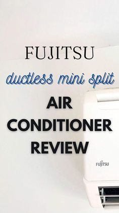 an air conditioner with the words fujitsu written on it