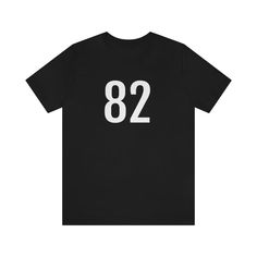 Black T-Shirt 82 Numbered T Shirt with Number On Them for Numerological Black Tshirt Outfit Petrova Designs T Shirt Outfit Aesthetic, Meaningful Numbers, Black Tshirt Outfit, T Shirt Outfit, Aesthetic Shirts, Outfit Aesthetic, Tshirt Outfits, Black T Shirt, Outfits Aesthetic