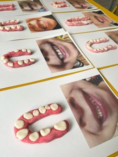 Etkinliğimizi seramik hamuru ile yaptık.🦷 #preschool #okulöncesi #kidsactivities #tooth #dental #okulöncesietkinlik #preschoolactivity Tooth Preschool Activities, Human Mouth, Hand Crafts For Kids