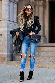 Peep Toe Booties Outfit, Rainy Day Outfits, Mia Mia Mine, Gucci Jeans, Mia Mia, Gg Belt, Booties Outfit, Gucci Style, Peep Toe Booties