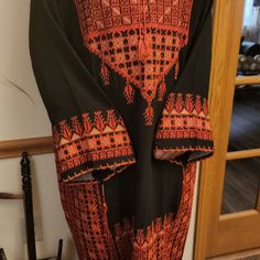 Traditional Palestine Dishdasha Size 2 Never Worn Cross Stitch, Size 2, Fast Delivery, Womens Dresses, Dresses, Women Shopping, Quick Saves, Beauty, Black