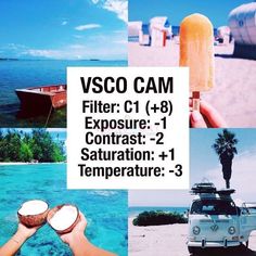 a collage of photos with the words vcco cam and an image of a van