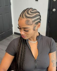 @kayybe.stylin Feed In Braids Cornrows, Black Hair Protective Styles, Cornrows Natural Hair, Hairstyles Trending, Big Box Braids Hairstyles