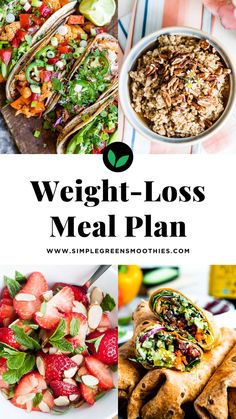 If you stick with this meal plan for 7 days, you should see weight loss. All of our recipes are high in fiber, low in fat and packed with nutrients. This Weight Loss Meal Plan is for those trying to quit sugar, gluten, meat, or dairy. Removing these common inflammatories from you diet can enhance weight loss results, improve skin conditions, energy levels and overall health. The power of food is real! Experience it with me! Shopping List Healthy, Smoothie Aesthetic, Lunch Smoothie, Healthy Meal Plan, Quit Sugar, Easy Meal Plans, Avocado Smoothie, Free Weight