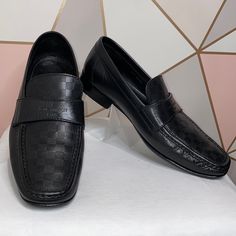 Excellent Preowned Condition. Husband Had The Front Resoled And Always Cleaned At The Cobblers. Size 8.5us/7.5lv Questions? Leave A Comment Below! Shoes Louis Vuitton, Lv Logo, Mens Loafers, Louis Vuitton Men, Louis Vuitton Shoes, Cobbler, Loafer Shoes, Loafers Men, Men's Shoes