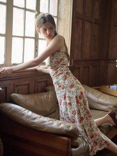 Apricot Sleeveless Floral Print Dress, Apricot Sleeveless Dress With Floral Print, Apricot Floral Print Sleeveless Dress, Sleeveless Apricot Floral Print Dress, Apricot Sleeveless Dress For Garden Party, Sleeveless Slip Dress For Summer Garden Party, Sleeveless Apricot Dress For Garden Party, Feminine Apricot Sleeveless Dress, Feminine Floral Print Sleeveless Slip Dress