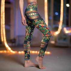 Celebrate in style with our Festival Of Lights Leggings! Perfect for a Diwali outfit, these Indian celebration leggings make a great Diwali gift. Embrace clothing for Diwali and honor good over evil celebrations. - Items are specially MADE TO ORDER. Please allow enough time for both production and shipping or your items.  - 95% Polyester brushed suede 5% Spandex - Skinny fit - Tagless - White thread color - Runs true to size - NB! Black color prints may appear in a greyish tone - Assembled in th Diwali Outfit Indian, Indian Celebration, Diwali Outfit, Outfit Indian, Good Over Evil, Diwali Outfits, We Are Festival, Festival Of Lights, Legging Outfits