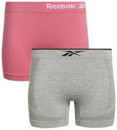 PRICES MAY VARY. Nylon/Spandex Blend Imported Machine Wash Reebok Women's Underwear - Seamless Microfiber Boyshort Panties  will disappear under your clothes. The fashionable cut of this undergarment delivers a neat invisible look all day long. You'll notice the softness right away due to the lightweight material and seamfree knit style. They are ideal for exercise, dance, yoga, sleep, and lounging around the house.Value Pack includes two pairs of underwear in a colorful boyshort style with tren Yoga Sleep, Exercise Dance, Dance Yoga, Trendy Logos, Active Life, Knit Style, Reebok Women, Intense Workout, Long Legs