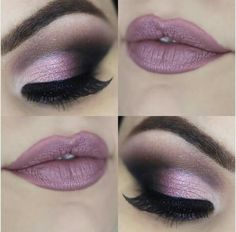 Lila Makeup, Hair Color Summer, 2017 Makeup, Purple Shades, Beauty Make-up, Trendy Hair Color, Trendy Hair, Make Up Looks, Eye Makeup Tips