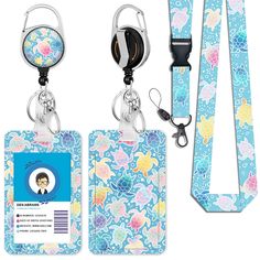 PRICES MAY VARY. 【Novelty Design】It`s time to throw away the dull badge holders and badge reels! They are printed with sea turtle pattern, which are cute and stylish. If you want to change your tedious life, you can start with this colorful and unique badge holder, which comes with a cute lanyard and a lovely retractable badge reel. 【360 Degrees Swivel & Versatile Usage】The retractable badge reel is made of high-quality plastic and steel, sturdy and light-weight. It is easy to clip on to a belt, Cute Sea Turtle, Cute Lanyards, Turtle Pattern, Key Lanyard, School Supply Labels, Carabiner Clip, Funny Teacher, Retractable Badge Reel, Id Badge Holders