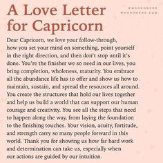 a love letter for capricon