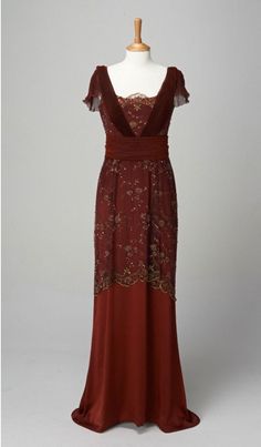 Downton Abbey Dresses, Gaun Abad Pertengahan, Edwardian Costumes, Mary Dress, Downton Abbey Fashion, Lady Mary, 1920s Fashion