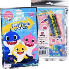 play pack with markers and pencils for children to use in the ocean or on the beach