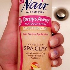 Nair Brazilian Spa Clay Hair Remover Body Cream | 17 Underrated Products For Hairy Women That Actually Work Sew In Curls, Brazilian Hair Removal, Deep Wave Brazilian Hair, Hair Removal Diy, Clay Hair, Brazilian Hair Extensions, Brazilian Hair Wigs, At Home Hair Removal, Sew In Weave