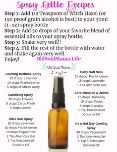 Young Living Hair, Essential Oil Chart, Essential Oil Spray Recipes, Growth Hair