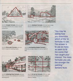 the instructions for how to draw a house