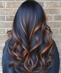 Fall Bronde Balayage: Warm Highlights for Darker Shades Balayage Method, Highlights For Black Hair, Hair For Fall, Fall Highlights, Warm Highlights