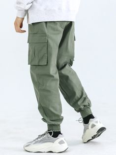 Editor's NotesTHAT`S IT’s jogger pants give a casual look with elastic waistband and cargo pocket detail.- Elastic waistband with adjustable drawstring- Ribbed hem- Comfortable fit- Cargo pockets at side- Side and back pocketsMeasurements(in.)S / M / L / XL- Length: 37.8in. / 38.6in. / 39.4in. / 40.2in.- Waist: 11.8in. / 12.6in. / 13.4in. / 14.2in.- Rise: 9.8in. / 10.6in. / 11.4in. / 12.2in.- Thigh: 11.0in. / 11.8in. / 12.6in. / 13.4in.- Hem: 2.4in. / 2.8in. / 3.1in. / 3.9in.*Model Info: 6’1’’ 1 Baggy Cargo Pants With Cargo Pockets, Baggy Casual Cargo Pants With Pockets, Baggy Utility Cargo Pants With Elastic Waistband, Casual Cargo Pants With Pockets For Outdoor, Casual Cargo Pants For Outdoor, Spring Combat Cargo Pants, Spring Combat Pants With Pockets, Hip Hop Bottoms With Cargo Pockets For Outdoor, Spring Cotton Combat Cargo Pants