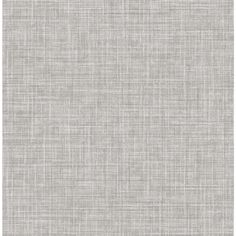 Shop 2821-24270 Folklore. Mendocino Grey A-Street Wallpaper Grey Linen Wallpaper, Wallpaper Boulevard, Brewster Wallpaper, Look Wallpaper, A Street Prints, Linen Wallpaper, Wallpaper For Sale, Fabric Textures, Woven Wallpaper