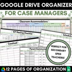 google drive organizer for case managers