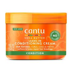 Looking for a leave-in conditioner that provides intense, lightweight moisture? Look no further than Cantu Shea Butter for Natural Hair Leave-In Conditioning Cream 12 oz! Infused with olive, coconut, jojoba, mango, macadamia, grapeseed, avocado, and argan oils, this iconic formula helps repair breakage, reduce split ends, and strengthen curls before styling. Let your curls drink in ultimate hydration that increases manageability and reduces frizz for both casual and elegant styles. Cantu treats Cantu Products, Cantu Coconut Curling Cream, Cantu Curls, Cantu For Natural Hair, Cantu Shea Butter For Natural Hair, Curling Cream, Daucus Carota, Curl Cream, Types Of Curls