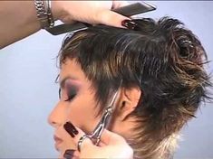 (Part 1 of 2) How to CUT and STYLE your HAIR like LISA RINNA Haircut Hairstyle Tutorial layered shag - YouTube Modern Short Hairstyles 2023, Edgy Short Shag Haircut With Bangs, Short Messy Hair Choppy Pixie Cuts, Short Choppy Hair Edgy Messy Pixie Bob Hairstyles, Spiky Pixie Haircut Spikes, Layered Wedge Haircut, Short Shaggy Haircuts Choppy Layers, Back Of Pixie Haircut Neckline, Short And Sassy Hair