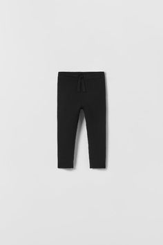 Casual Leggings With Ribbed Waistband, Casual Ribbed Tight Leggings, Casual Ribbed Tight Pants, Elastic Loungewear Pants For Fall, Zara Sweatpants For Fall, Ankle-length Leggings With Elastic Waistband For Loungewear, Casual Ribbed Leggings For Fall, Ribbed Casual Leggings For Loungewear, Casual Ribbed Leggings For Loungewear