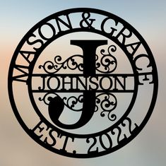 the logo for mason and grad's first class is shown on a window