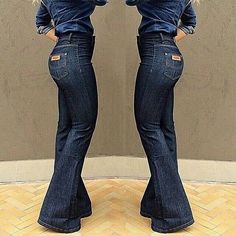 Looks Jeans, Jeans Flared, Jeans Outfit Women, Cute Country Outfits, Dressy Casual Outfits, Country Outfits, Fall Fashion Outfits, Vintage Style Outfits, Dressy Casual