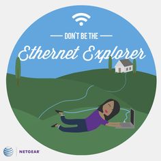 a woman laying on the ground in front of a laptop with text that reads don't be the internet explorer