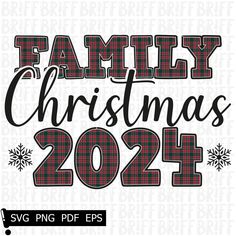 family christmas 2021 svg file