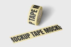 Free Adhesive Tape Scene Mockup 1