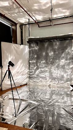 a photo studio is set up for an event