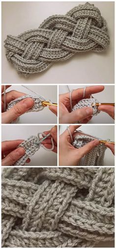 the steps to crochet an intricate knot in this video, you can see how it is made