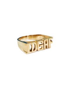 IDGAF Ring: Brass Accessorize Bags, Brass Rings, Book Clothes, Bandana Hairstyles, Jewelry Pins, Unisex Ring, Hair Fragrance, Brass Ring, The Ring