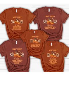 Fun matching Thanksgiving Teacher shirts.  For counselors and teachers. Thanksgiving Teacher Shirts, Thanksgiving Fun, San Jose Ca, History Lessons, Teacher Shirts, San Jose, Gender Neutral, Thanksgiving, Bathing Beauties