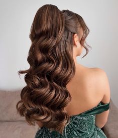 Engagement Hairstyles, Long Hair Wedding Styles, Prom Hairstyles For Long Hair, Peinados Fáciles Para Cabello Corto, בר מצווה, Wedding Hair Inspiration, Wedding Hairstyles For Long Hair, Half Up Hair, Hair Waves