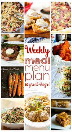 the weekly meal plan week is here